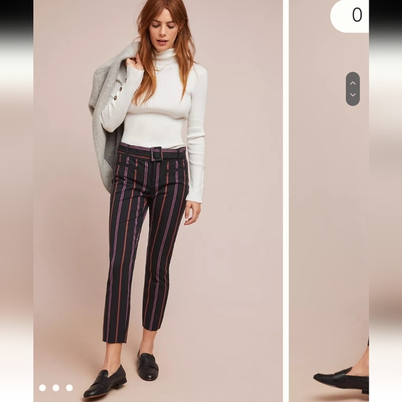 Anthropologie Striped Pants - Picture 4 of 8